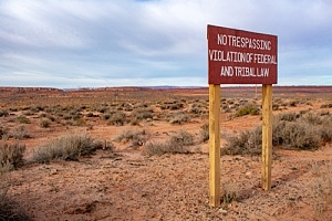 Federal and Tribal Law Sign