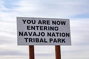 Navajo tribal park that is considered its own sovereign nation