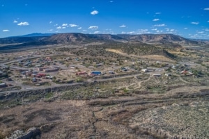 Tribal land with village in New Mexico